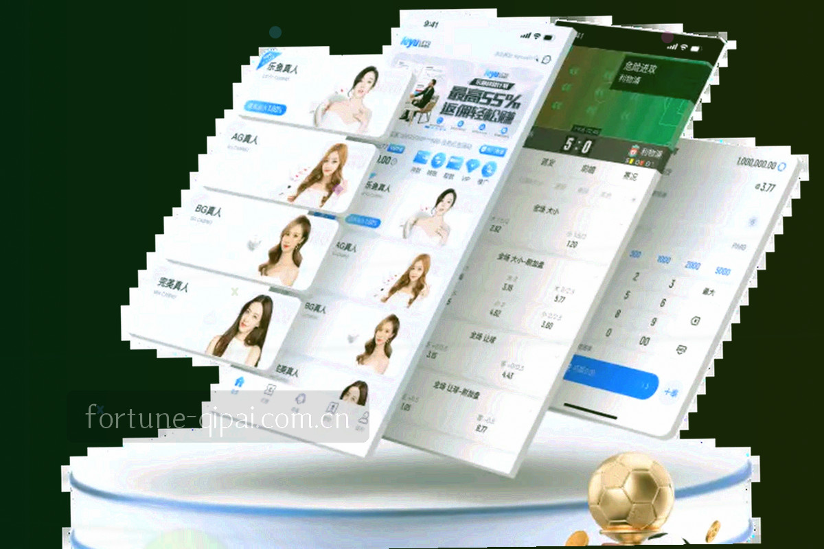 暗色环境中金属质感的入口网格与暖金光点，抽象棋牌会所走廊